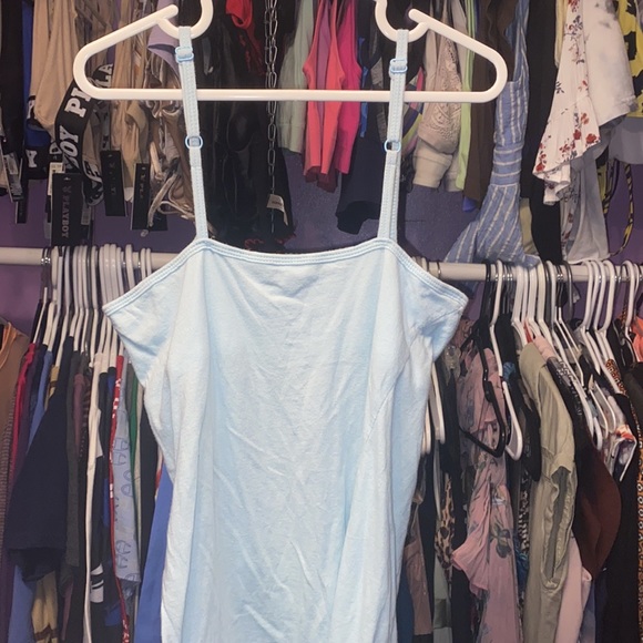 Blue soft GRG ladies tank top straps great shape design in Montreal 🇨🇦 Sz Smal - Picture 3 of 6